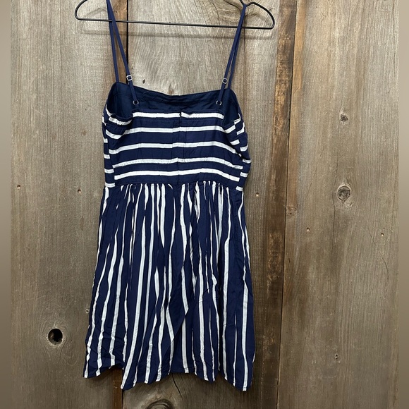 Abercrombie & Fitch Stripe Mini Dress in Blue Size 4 women’s - Picture 3 of 17